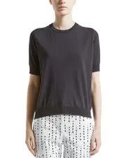 Peserico Knitted Short Sleeve Crewneck Sweater