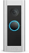 Ring Wired Video Doorbell Pro (Formerly Video Doorbell Pro 2) by Amazon | Doorbell camera, 1536p HD Video, Head to Toe Video, 3D Motion Detection, Wifi, hardwired