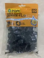 Pope Toro EASY CLEAN IRRIGATION DRIPPER Trickle 4L/Hr Flow Australian Made 50 P
