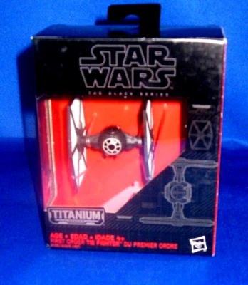 STAR WARS BLACK SERIES TITANIUM #13 FIRST ORDER TIE FIGHTER THE FORCE AWAKENS