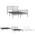 Metal Bed Frame Single Double Queen King Platform Bed Base Bedroom vidaXL