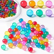 Sotiff 1000 Pieces Marbles Bulk Cats Eyes Glass Marbles Color Mixing 0.55 Inch Solid Round Glass Marble for Kids Slingshot DIY Home Decoration Chinese Checkers Game (Bright)