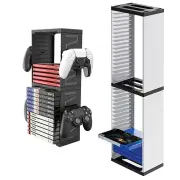 DATA FROG Large Capacity Host Disc Multi-layer Storage Box Holder for PS4/PS5/Switch/XBOX Game Accessory Organizer