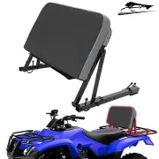 Heavy Duty Rear Foldable Seat Backrest Driver Riding Support Cushion For ATV