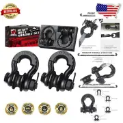 Heavy-Duty Snatch Block 2 Pack with 22,000lb Break Strength & Towing Pulley