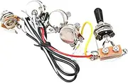 ERINGOGO 1 Set Potentiometer Wiring Harness for Electric Guitars with Components Lightweight and Easy to Install Durable Guitar Parts for Musicians