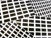 Cornwall Self-Stick Flag Labels Cornish St. Pirran's Cross flag Stickers