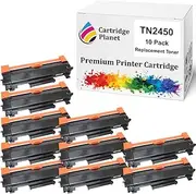 Cartridge Planet 10-Pack Compatible Toner Cartridge for Brother TN-2450 TN2450 (3,000 Pages) for Brother HLL2350DW HLL2375DW HLL2395DW MFCL2710DW MFCL2713DW MFCL2730DW MFCL2750DW