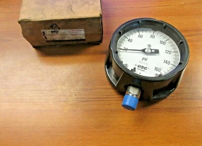 NEW .. Ametek Pressure Gauge 4 1/2" Face Range Cat# 1981L ... WF-57