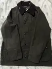 Barbour Classic Bedale Waxed Jacket in Olive Size 42 NEW w/ Tags & Pin