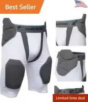 TRI-FLEX 5-Pad Integrated Girdle - Flexible, Built-in Pads - Ultimate - Medium