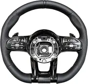 Car Peach Modified AMG Steering Wheel Compatible With Benz A-class C-class E-lass GLA GLC GLB GLE CLA SLC CLS Car Accessories(Right Rudder)