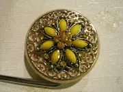 JC Table Counter Bar Top Bag Purse Hook Hanger "Lemon Twist", COA