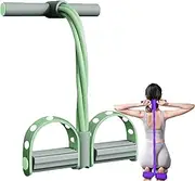 21 Fitness Resistance Bands-4 Tube Pedal Ankle Puller, Pedal Resistance Band with Handle, Ab Training Auxiliary Device for Arm Weights Exercise Equipment