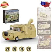 Exquisite 499PC Dog Cart Building Block Set - Perfect Gift for Film Aficionados
