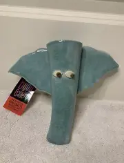 Handmade Ceramic Elephant Wall Holder/Vase