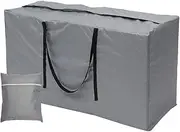 Patio Cushion Storage Bag,Garden Furniture Cushion Storage Bag Large Heavy Duty Waterproof Oxford Fabric Rectangle Furniture Seat Protector Cushion Cover with Zipper Christmas Tree Home Accessories Storage Bag (173*76*51cm)