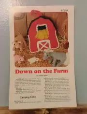Annie's Pattern Club DOWN ON THE FARM #87B54 By Michele Wilcox Crochet No Track
