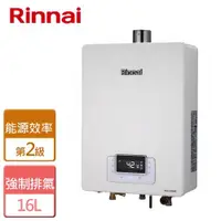 在飛比找ETMall東森購物網優惠-【林內Rinnai】RUA-C1630WF 屋內型強制排氣熱