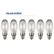 6pk Zenith HPS 35 Watt High Pressure Sodium ED17 E26 Grow Light Bulb Lamp Medium