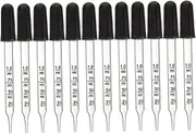HEALEEP Straight Tip Droppers Set of 20 Glass Calibrated Droppers for Scale Perfume Essential Oil