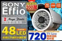 在飛比找Yahoo!奇摩拍賣優惠-【RnE】SONY Effio CCD 720TVL 兩百萬