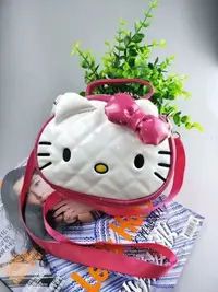 在飛比找Yahoo!奇摩拍賣優惠-hellokitty斜挎包卡通可愛凱蒂貓女童手提包韓版時尚公