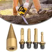 Time saving Firewood Log Splitter Drill Bit Set for Efficient Splitting Process