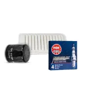 NGK Iridium IX Spark Plugs & NTK Air Oil Filter for Toyota Echo NCP13R 1.5L