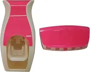 Zerodeko Quick-Release Toothpaste Dispenser Brush Holder Automatic Squeezer Family-Size Dry Storage