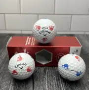 Callaway Chrome Soft Truvis Fields Ranch 2023 Rare New Golf Balls (3)