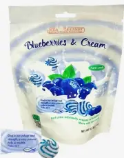 SCRIPTURE CANDY BLUEBERRIES AND CREAM HARD CANDY, 5.5oz