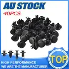 40pcs Car Push Retainer Pins Rivet Trim Plastic Clips Moulding Clips Parts Kits