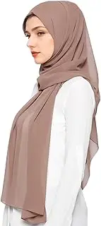 [letcdfer] Hijab Headscarf Women's Muslim Hijab for Women Hijab Headscarf Women's Muslim Soft Chiffon Hijab Women Muslim Headscarf Turban Islamic Scarf