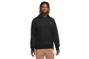 Jordan Mens Essentials Fleece Pullover Hoodie - Black/White