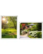 Fresh Fab Finds 4pc Acrylic Photo Frames