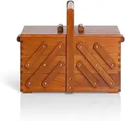 Prym Sewing Basket, Wood, Brown, M