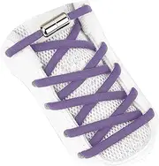 [Yumoning] No Tie Elastic Shoelaces 110cm Metal Buckles Laces Elastic Lock Boot Sneakers Laces One Size Fits All