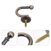 4pcs Decorative Curtain Hook Curtain Tieback Hooks Window Drapery Hooks