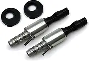 Set Pair 2 VCT Variable Camshaft Cam Timing Solenoid Oil Control Valve VVTi Timing for Ford 4.6L 281 5.4L 330 3V with Seal an Screw 8L3Z-6M280-A 3L3Z-6C535-AA 1 3/4 Seal Older Style Updated Design