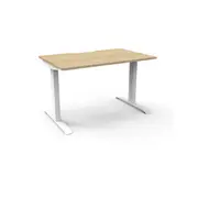 Rapidline Boost Static Single Sided Workstation 1200W x 750D x 730mmH Oak/White|AFRDI