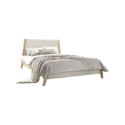 Finn Double Hardwood Bed and Mattress Set