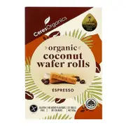 Organic Ceres Organics Coconut Wafer Rolls Espresso - Fresh, healthy organic delivery | Doorstep Organics