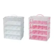 4 Tier Cupcake Carrier Portable Cupcake Holder for Muffin Cookie Cheesecakes