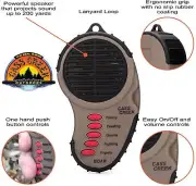 Cass Creek Ergo Boar Call Handheld Electronic Game Call, CC034, Compact Design