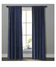 A set of Light Filtering Panel Curtains 55 In Wide 95 in Long 100% polyester