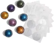Reusable Aluminum Foil Seals Lid Compatible with Nespresso Vertuoline