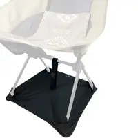 在飛比找蝦皮商城優惠-【OWL Camp】黑色高背沙灘地墊 露營椅 高背椅 月亮椅