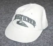 nwt QUIKSILVER SURF CURBED CORD HAT Bucket Corduroy Adjustable Cream O/S Cap