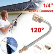 4000PSI Washer Extension Gutter Rod Cleaner Wand Attachment High Pressure Rod